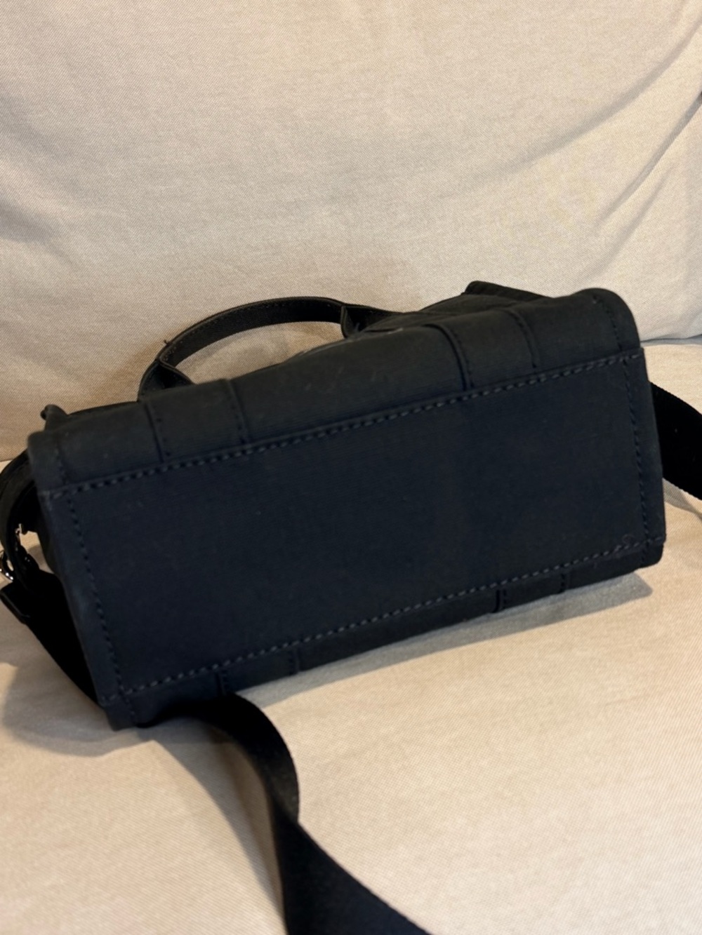 Marc Jacobs Black 'The Tote Bag' Mini Canvas Tote - Picture 8 of 13